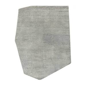 Tapis en laine noué à la main bleu Manifest, motif géométrique oriental, pour salon, chambre d'adolescent, couloir, rectangulaire 9x12, Lca-847 - Product Image 1