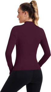 Camiseta Deportiva de Manga Larga con Cierre de Cremallera, Secado Rápido, para Golf, Ajuste Atlético, Estampado, Poliéster/Nailon, Pantalones Jodhpur 2026 - Product Image 5