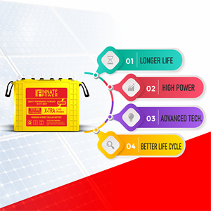 12V 150AH C20 Inversor Batería tubular de plomo ácido Batería solar de alta potencia y bajo mantenimiento Inversor de batería de energía innata - Product Image 2