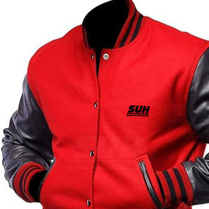 Chaqueta Letterman Personalizada para Hombre, Cuello Alto, 100% Algodón, Chaqueta de Invierno, Colores y Tallas Personalizables, Hecha en Pakistán - Product Image 4