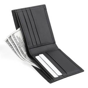 Portefeuille en cuir unisexe OEM, nouvelle collection 2026, élégant et très apprécié, en cuir véritable, pliable - Product Image 2