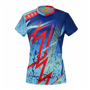 Camiseta estampada de secado rápido transpirable para mujer, camiseta de sublimación personalizada para mujer, camisetas de sublimación de tamaño de EE. UU. para mujer - Product Image 1