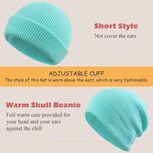 Bonnets tricotés en acrylique de haute qualité personnalisés pour la saison d'hiver Services OEM avec logo brodé - Product Image 3