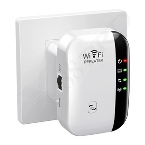 Repetidor Wifi inalámbrico El extensor Wifi de 300Mbps ofrece amplificación de señal de largo alcance que garantiza una conectividad confiable fuerte - Product Image 1