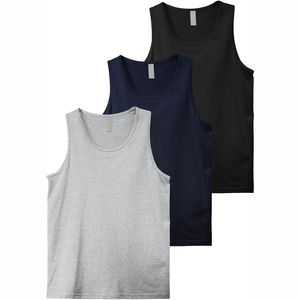 Débardeur à capuche décontracté pour hommes pour la mode de rue respirant séchage rapide 100% haut tricoté en coton pour les sports de plein air - Product Image 4