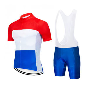 Vêtements de cyclisme de qualité supérieure uniforme de vélo à manches longues impression personnalisée ensemble de maillot de vélo coupe sèche respirant ensemble de cyclisme de vélo - Product Image 6