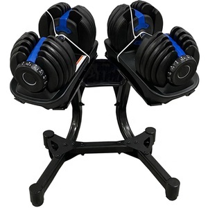 Ensemble d'haltères en acier réglables et durables, poignée antidérapante, gain de place, utilisation à domicile, entraînement complet du corps pour la remise en forme - Product Image 3