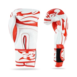 Top meilleure qualité or cuir de vachette entraînement de boxe gants d'entraînement personnalisés gants de sécurité de boxe - Product Image 3