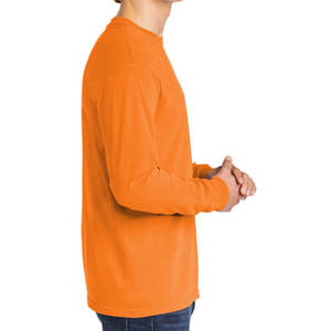 Wholesale Winter 2023 Fabric DTG Printing Logo T Shirt Hot Sale Factory Basic <b>Long</b> <b>Sleeve</b> Mix Sizes Full <b>Sleeve</b> T Shirts <b>for</b> <b>Men</b> - Product Image 6