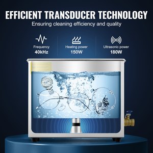VEVOR Professional 6L <b>Ultrasonic</b> <b>Cleaner</b> with Digital Timer and Heater Stainless Steel Industrial Jewelry <b>Cleaner</b> - Product Image 3