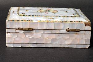 Boîte en nacre avec motifs élégants Forme carrée Artisanat de haute qualité Parfait pour les cosmétiques en gros - Product Image 2