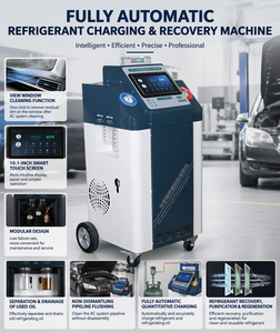 Máquina <span class=keywords><strong>de</strong></span> Recuperación <span class=keywords><strong>de</strong></span> <span class=keywords><strong>Aire</strong></span> <span class=keywords><strong>Acondicionado</strong></span> para Automóviles, Totalmente Automática, para R134A o R1234YF, Fabricada en Aluminio Resistente - Product Image 5