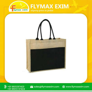 Bolsa de yute personalizada Embrace Eco-Fashion Bolsas de compras de Yute natural de alta calidad reutilizables para uso diario - Product Image 2