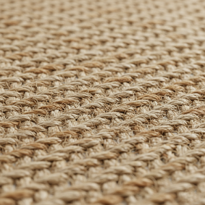 Tapis carré en jute naturelle Woodensure, moderne, antibactérien, lavable, à fort trafic, écologique, tissage plat, poil moyen fin, pour canapé - Product Image 5