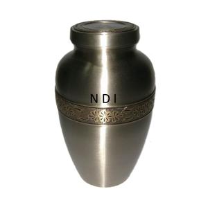 Cenizas de cuerpo humano, recuerdo funerario de latón, urna para cenizas de adultos, gran oferta, urnas de cremación de Metal con acabado antiguo brillante - Product Image 3