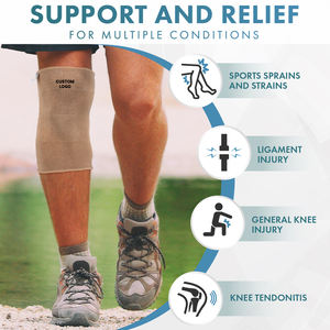 สนับเข่าระบายอากาศได้ดีสำหรับเล่นกีฬาบริการ OEM - Product Image 3