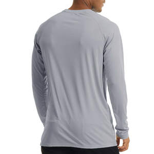 Chemise à Capuche en Bambou de Marque Privée Unie en Coton Uv Camouflage avec Logo Personnalisé, Sublimation Hommes Stretch Léger, Sports - Product Image 2