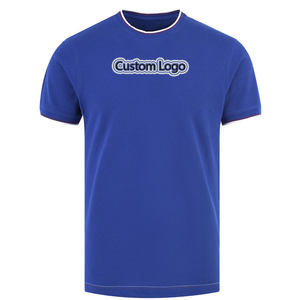 เสื้อยืดโพลีเอสเตอร์สีทึบสำหรับผู้ชายเสื้อยืดแห้งเร็วกันน้ำระบายอากาศได้ดี100% - Product Image 2