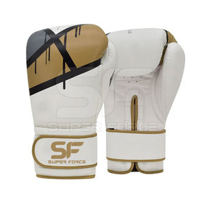 Guantes de boxeo duraderos de PU para Kickboxing, MMA, Muay Thai y entrenamiento físico Guantes de boxeo profesionales - Product Image 1