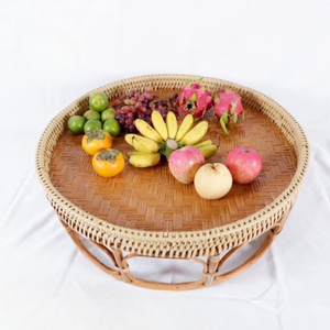 Khan Toke Tailandés Lao Hecho a Mano de Ratán, Tejido de Ratán, 10-28 Pulgadas - Product Image 4