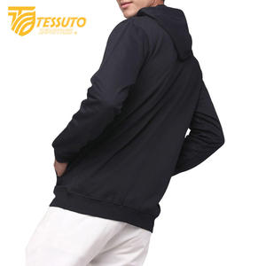 Hip Hop estilo pesado 100% algodón hombres Vintage Sudadera con capucha bordado personalizado de alta calidad con diseño de cremallera - Product Image 4