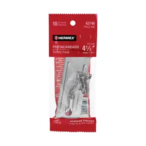 Scatola per lucchetto in acciaio zincato 4 1/2 HERMEX con 6 unità - Product Image 4