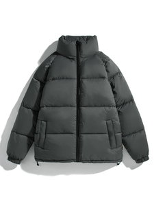 Chaqueta de Invierno Personalizada para Hombre, Cuello Alto, Cierre Completo, Ropa Casual de Alta Calidad, Chaqueta Acolchada para Hombre - Product Image 2