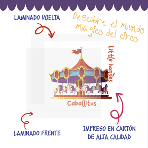 Juego de memoria de circo Juego de mesa educativo Inglés Español 80 Cartas 40 Pares - Product Image 5