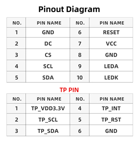 2.4 inch 240*320 màn hình cảm ứng hiển thị IPS 180 ° góc nhìn TFT LCD màn hình cảm ứng st7789 + cst836u điện dung TFT LCD Bảng điều chỉnh cảm ứng - Product Image 5
