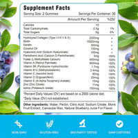 Gummies OEM Saveur Naturelle pour la Croissance Capillaire Féminine – Biotine, Collagène, Kératine, Bonbons Gélifiés Multi-Vitamines pour Cheveux, Peau et Ongles