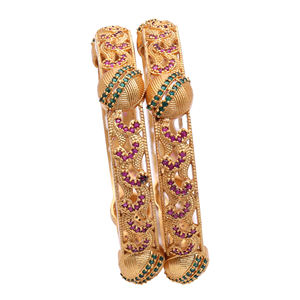 Antiguo mate plateado AD brazaletes moda tradicional Vintage latón brazalete joyería Chapado Mate Antiguo - Product Image 1