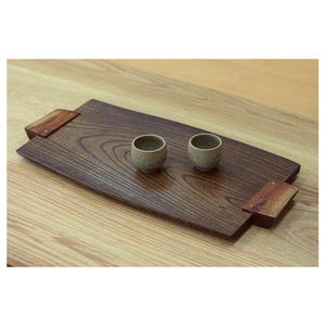 Plateaux de service en bois massif de conception classique en forme de rectangle faits à la main à bas prix pour des produits en bois de qualité supérieure fabriqués à la main - Product Image 1