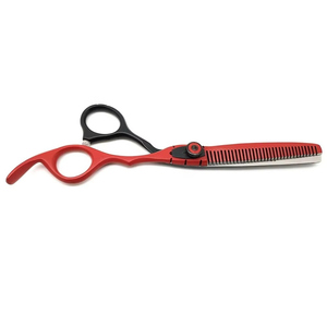 Wholesale Professional Beauty Curved Cutting and Thinning <b>Scissors</b> Set for Cuticle Use-Solid Color Stainless Steel - Product Image 4
