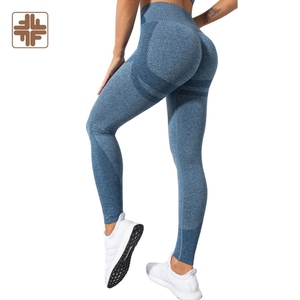 Tummy Control Hip Lift Elastic Waist Solid <b>Ankle</b>-<b>Length</b> <b>Legging</b> Yoga Wear for Women - Product Image 4