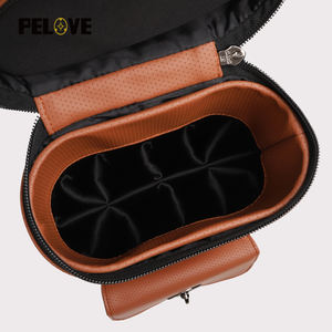 Hochkapazitäts-Billardqueue-Koffer für 4 Queues & 8 Schaftteile, Wasserdichtes Leder, Hartschale mit Baumwollpolsterung für Stoßfestigkeit - Product Image 4