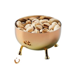 Fabrique et fournisseurs de chocolat design attrayant fruits secs dattes bol de service bol de chocolat en métal de qualité exclusive - Product Image 1