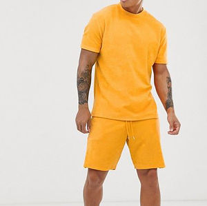 Conjunto de chándal de manga corta transpirable de dos piezas ecológico de verano para hombre - Product Image 4