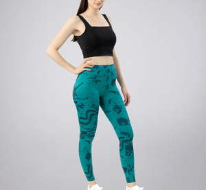 Leggings en tissu brossé super doux, imprimés sur toute la surface, personnalisables par OEM, couleurs variées, impression 3D, leggings élastiques sexy pour femmes - Product Image 6