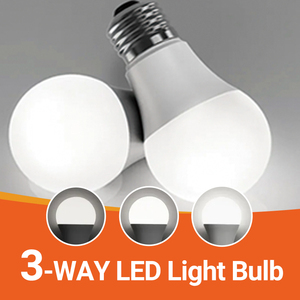 Bóng đèn <span class=keywords><strong>LED</strong></span> <span class=keywords><strong>3</strong></span> chế độ ánh sáng trắng mềm tương đương 50/100/150 <span class=keywords><strong>Watt</strong></span>, bóng đèn <span class=keywords><strong>3</strong></span> chế độ A19, chân E26, dùng trong nhà để đọc sách - Product Image 2