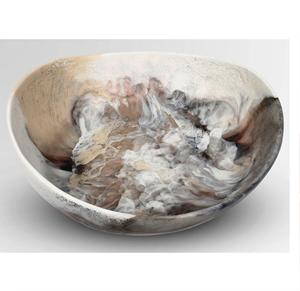 Unique Item Eco-Friendly Handmade Resin Serving Bowl Platter Dishwasher <b>Safe</b> Modern Art Design Customizable Home Party Use Made - Product Image 6