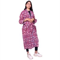 Kimono Casual Elegante de Verano para Mujer, Diseño Floral, Moderno, Personalizado, Hecho a Mano, con Tirantes Finos, de Algodón Puro de Secado Rápido