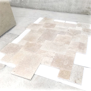 Pavimento de Travertino Beige Clásico, Piedra Pulida, Patrón Francés, Duradero, 30 mm de Grosor, Mármol Cem, Suelo Exterior para Hotel o Villa - Product Image 6