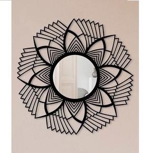 Espejo de Pared para Decoración del Hogar, Diseño Interior con Diseño de Hojas, Espejo Decorativo Clásico y Moderno con Múltiples Acabados - Product Image 4