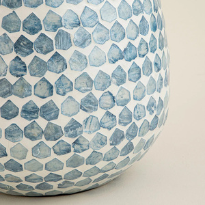 High-End Mother Of Pearl Vase For Tabletop Or <b>Floor</b> Decor Handcrafted Shell Inlay Vase For Flowers Or Display Vietnam Supplier - Product Image 3