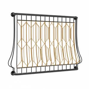 Hot <b>Sale</b> Prices Wrought Iron <b>Fire</b> Guard Farmhouse Decorative <b>Screen</b> Partition <b>Fire</b> <b>Screens</b> Black Finished Home Living Room - Product Image 6