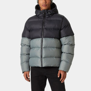 Hiver 100% Veste en duvet de polyester Manteau chaud Veste en duvet d'extérieur épaisse Veste à capuche personnalisée pour hommes - Product Image 5