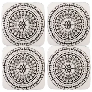 แผ่นรองจานไม้หวายสไตล์วินเทจ6ชิ้นแผ่นรองบนโต๊ะสำหรับโชว์น้ำหอม - Product Image 6