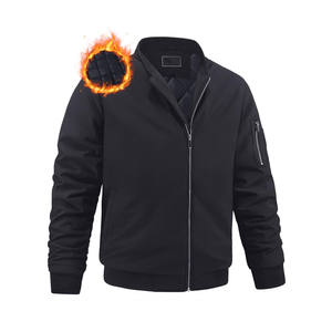 แจ็กเก็ตทีมโรงเรียนทำจากผ้าใบสำหรับผู้ชายเสื้อแจ็กเก็ตทีมเบสบอลวิทยาลัยแบบเท่สำหรับผู้ชาย - Product Image 1