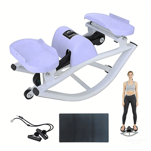 Yan Yana Çalışmalar İçin Diz Dostu, Düşük Etkili, Metal, Taşınabilir, Kompakt, Evde Kullanım İçin Fitness Aleti, Rock Stepper - Product Image 5