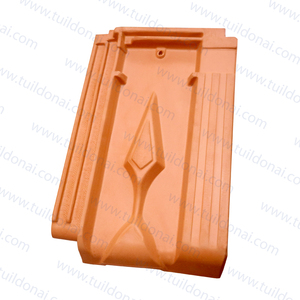 Tuiles de toit personnalisables en argile, briques de façade extérieures ignifuges TUILDONAI Double Roman, 8100 pièces, rouge, style traditionnel Vietnam - Product Image 6
